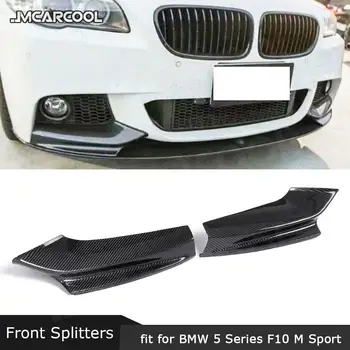 Carbon fiber Front Bumper Huule Lõhkujad Cupwings BMW 5-Seeria F10 M5 M-Sport 2012-2017 Bumper Guard Car Styling