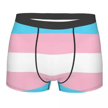 Poksija Meeste Lühikesed Püksid Aluspesu Mees Transseksuaalide Lipu Boxershorts Aluspüksid Aluspüksid Mees Seksikas