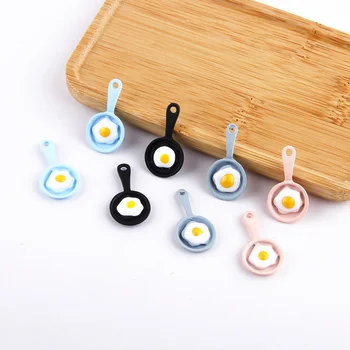 Uus armas multikas Mini simulatsiooni pannil praetud muna kõrvarõngad DIY käsitöö kõrvarõngad aksessuaarid materjalid